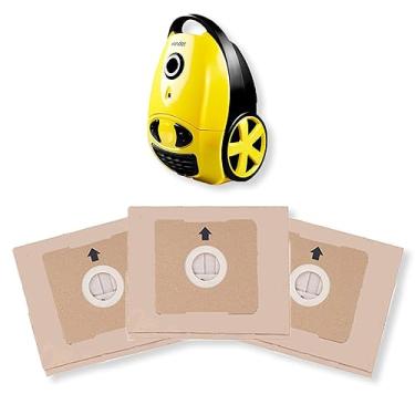 Imagem de 3 Saco Coletor Refil de Papel Descartável Para Aspirador Vonder APV 1203 Cartucho Bag