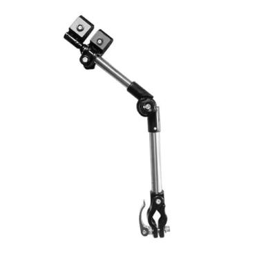Imagem de menolana Bicycle Umbrella Mount Holding Frame GRIP Fácil de instalar suporte com fixação do conector de grampo para de cadeira, Style B