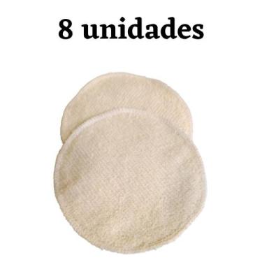 Imagem de Kit com 8 unidades de ecopads (tecido atoalhado 100% algodão) - Ateliê