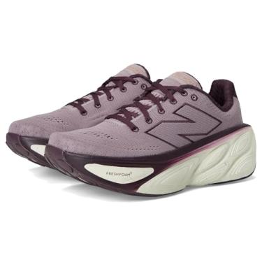 Imagem de New Balance Tênis de corrida feminino Fresh Foam X More V5, Vinho gelado/angorá/marrom ameixa, 6 Wide