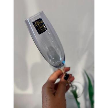 Imagem de Unidade taça champanhe cristal 220ml azul Jeans - BOHEMIA