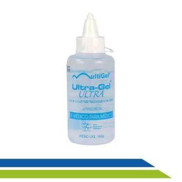 Imagem de Gel Condutor para Ultrassom Ultra Gel Ultra Frasco 100g Multigel - 000