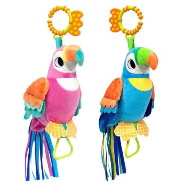 Imagem de Pelúcia Antialérgica Papagaio Didi Ou Laila Móbile Bebê Buba, Didi