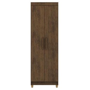 Imagem de Armario Multiuso 2 Portas 60 cm LIN 10045 Imbuia VLR - Milani Store, I