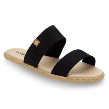 Imagem de Rasteira Moleca Camurça Feminina-Feminino