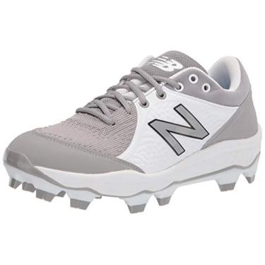 Imagem de New Balance Tênis de beisebol masculino 3000 V5 moldado, Cinza/branco, 12