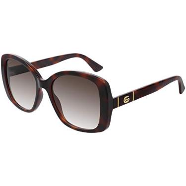 Imagem de Óculos de Sol Gucci GG0762S 002 56 - Havana/Marrom Gradiente