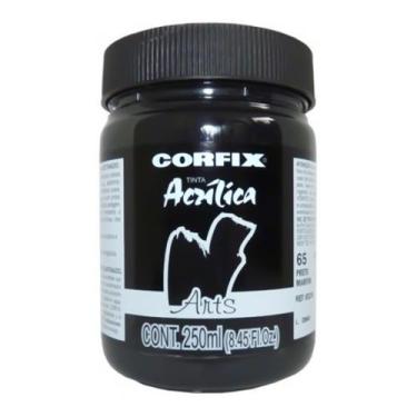 Imagem de Tinta Acrílica G1 Arts 065 Preto Marfim 250ml Corfix, 065 - PRETO MARF