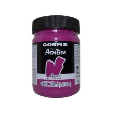 Imagem de Tinta Acrílica G1 Arts 184 Rosa Quinacridona 250ml Corfix, 184 - ROSA 