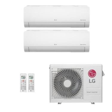Imagem de Ar-Condicionado Multi Split Inverter LG 24.000 (1x Evap HW 7.000 + 1x 
