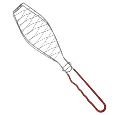 Imagem de Grelha Dupla Churrasco P/Assar Peixe Frango Linguiça