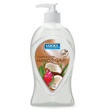 Imagem de Sabonete líquido para mãos Lucky Super Soft Coconut & Ginger 400mL