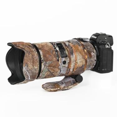 Imagem de CHASING BIRDS Revestimento de lente impermeável camuflado para TAMRON 50-400 mm F4.5-6.3 DI III VC VXD A067 capa protetora de lente à prova de chuva (camuflagem floresta, E-Mount)