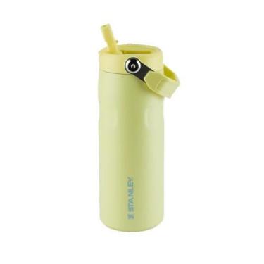 Imagem de Garrafa stanley térmica aerolight flip straw 473l amarelo pomelo 08634