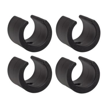 Imagem de Kit 4 Peças Proteção Para Pés Cadeiras 22,22mm Redondo Preto - 2307 Mor
