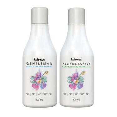 Imagem de Kit Shampoo Creme e Condicionador Kah-Noa