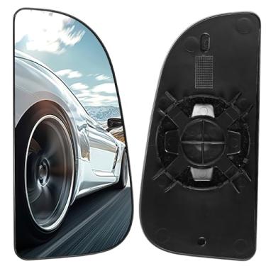 Imagem de SYKRSS Vidro retrovisor inferior do lado direito do passageiro 68067730AA compatível com Dodge Ram 1500 2500 3500 4500 5500 2018 2010-2018, vidro convexo do espelho inferior com suporte de montagem