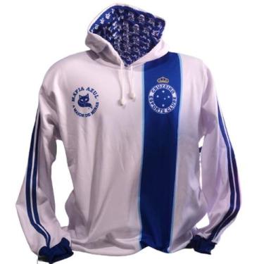 Imagem de Moletom Máfia Azul Cruzeiro Jaqueta Blusa Frio Oficial MLB2733950612 -