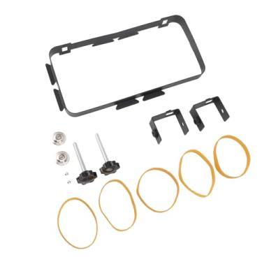 Imagem de Rack de suporte para saco de lixo Planejada ajustável em suporte de aço carbono portátil de lixo de carga pesada para acampamento de gabinete cozinha externa