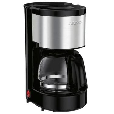 Imagem de Cafeteira ARNO Filtro Perfectta 12 Xicaras INOX - 8010000817  PRETO/IN