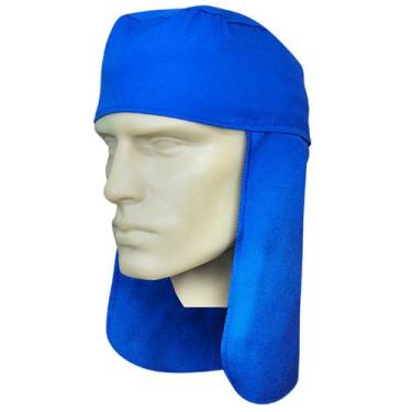 Imagem de Touca Soldador Aberta Azul Plastcor 404668