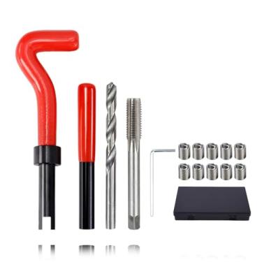 Imagem de Kit de Reparo de Rosca de Helicóptero, 15 Peças, Rosca Fêmea M14 X 1.5mm, Kit de Variedade de Acessórios para Reparo de Alta Tensão, Peças de Carro