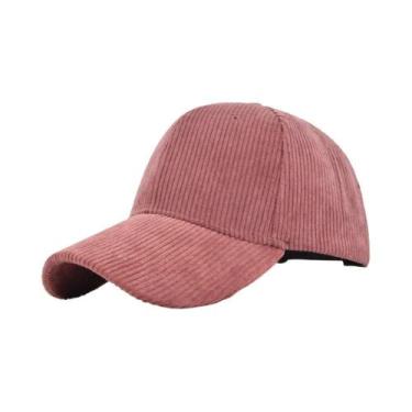 Imagem de Boné Snapback de Veludo Feminino - Ideal para Outono/Inverno - Estilo 