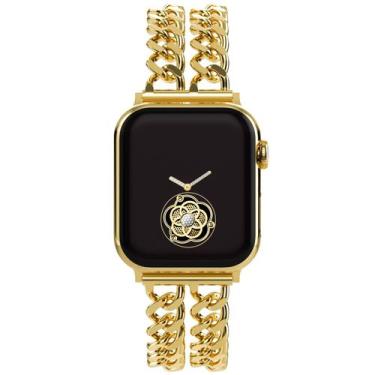 Imagem de Pulseiras de relógio Musk-MSKR Gold Metal Cowboy Steel Chain 41 mm