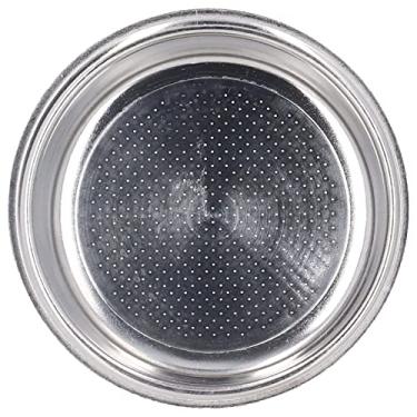 Imagem de Cesta de filtro de café poroso aço inoxidável tigela de filtro de café de camada única para máquina de café semi -automática 51mm 2.01 in Food Grade 304 Aço inoxidável