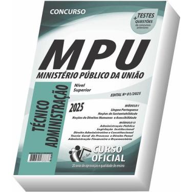 Imagem de Apostila Mpu - Técnico De Administração - Curso oficial