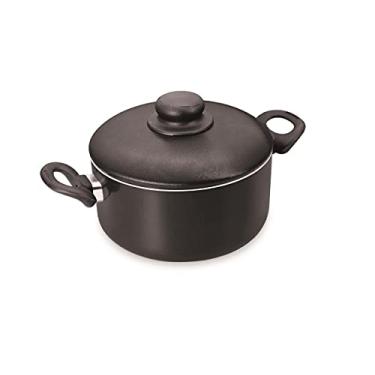 Imagem de Alumínio Fortaleza 113020 Caçarola 20 Maxxima Preto C/Tpa Vidro