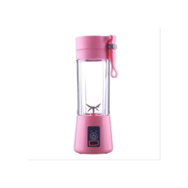 Imagem de Mini Liquidificador Portátil Mixer Shake Recarregável - Rosa