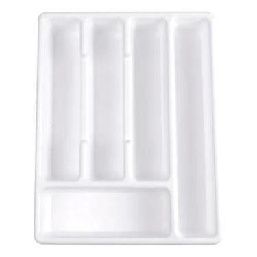 Imagem de Separador De Talheres Grande Organizador Gaveta Divisor Utensílios Plá