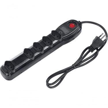 Imagem de Filtro De Linha 5 Tomadas Pp 0,75mm Comprimento 1mt