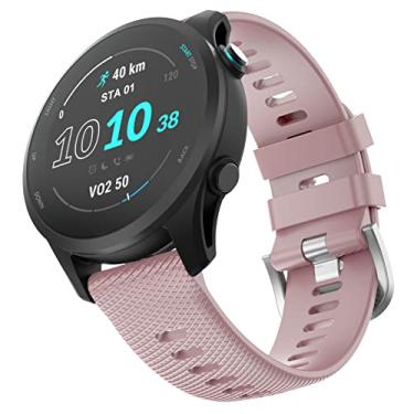 Imagem de OVERSTEP Pulseira Forerunner 255/255 Music, pulseira de substituição de 22 mm de silicone macio para Forerunner 265/Garmin Venu 2/Vivoactive 4