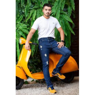 Imagem de Calça masculina skinny - Holver salles jeans, 40