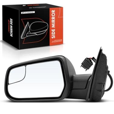 Imagem de A-Premium Espelho retrovisor elétrico do lado do motorista - compatível com Chevrolet Equinox 2012 2013 2014 - Espelho retrovisor externo preto dobrável manual não aquecido com detecção de ponto cego