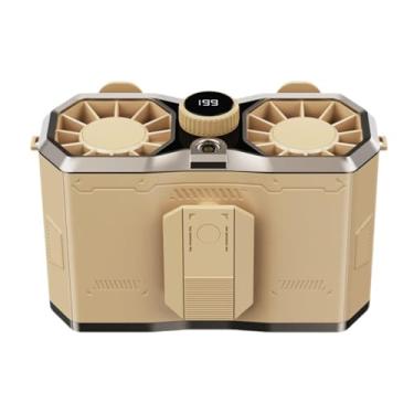 Imagem de Wswqop Mini Quadril Pescoço Pendurado Forte Fluxo de Ar Colares Compactos Portáteis para Viagens de Pesca, 15000mAh