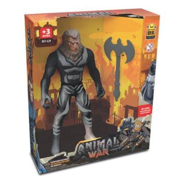 Imagem de Brinquedo Infantil Super Herói Animal War Colecionável Com Acessórios 