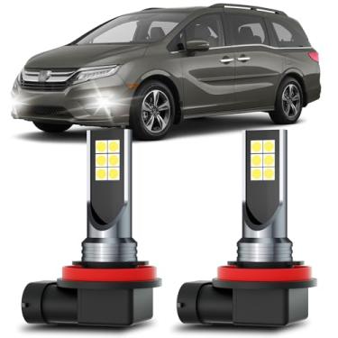 Imagem de XFLHEHD Faróis De Neblina Led Odyssey Compatíveis Com Honda 2005-2020, Brilho 300%, Branco Frio 6500K, Pacote 2 Lâmpadas Substituição Plug And Play