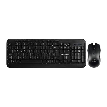 Imagem de Kit Teclado + Mouse Sem Fio C3tech K-w60bk