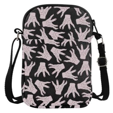 Imagem de WZMPA Thing Hand Crossbody Bag Thing Hand Fans Gift Gótico Crawling Hand Shoulder Bag Stitched Hand Merchandise, Thing Hand-cb, Bolsa tiracolo