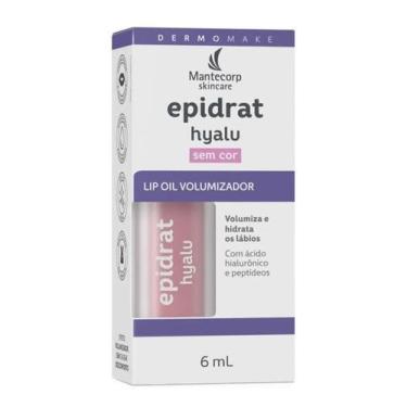 Imagem de Epidrat Hyalu Lip Oil Sem Cor 6ml - Mantecorp