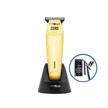 Imagem de Maquina De Corte E Acabamento Mega Zero Gold Usb +  Kit Navalhetes Com Lâminas Descartáveis
