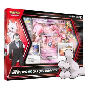 Imagem de Box Pokémon Mewtwo Ex Poder Da Equipe Rocket! Original Copag
