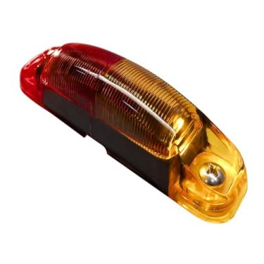 Imagem de TecNiq, Inc Tecniq New OEM Fender Sidemarker Light, Lente Transparente, Vermelho/Âmbar LED Pigtail, S91-ARC0-1