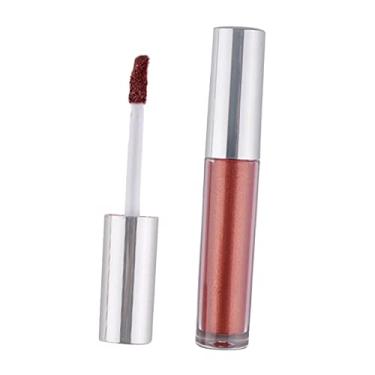 Imagem de Esquirla Sombra de olhos com líquido Maquiagem fácil de aplicar com de pincel macia Versátil Portátil Anti-manchas Cosmético Toque suave, estilo e