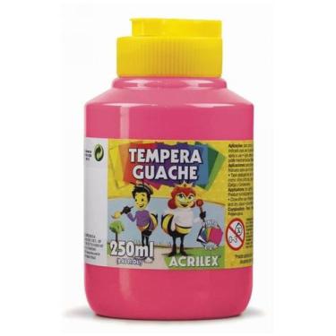 Imagem de Tinta Guache 250 ml - Acrilex - ROSA