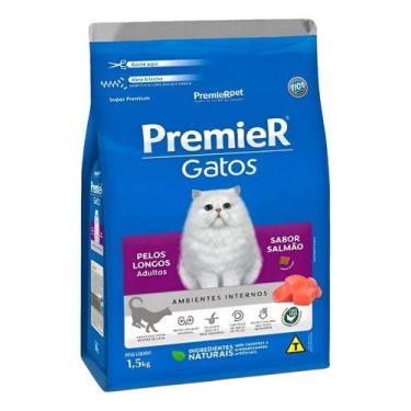 Imagem de Ração Premier Gato Adulto Pelo Longo Sabor Salmão 1,5kg - PremieRpet