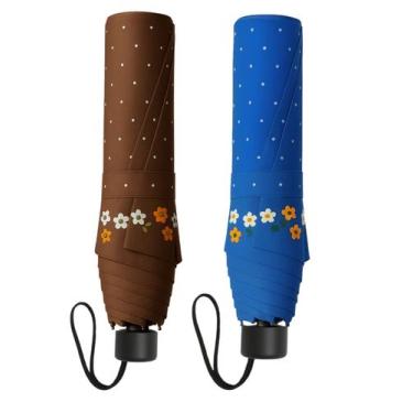 Imagem de KIT 02 Sombrinha fem Al Super Leve Voyagem Azul e Mar 3025